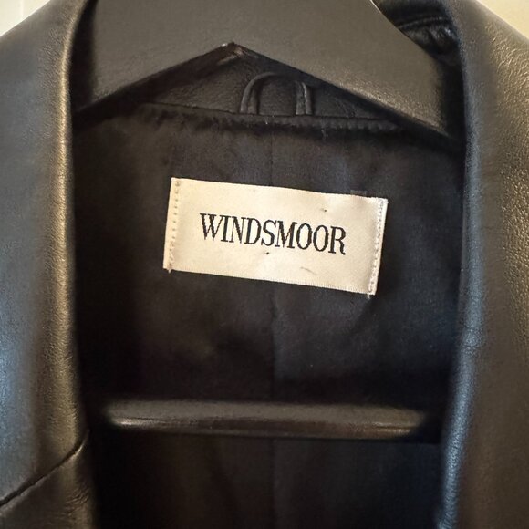 vintage leather blazer jacket size medium - Picture 2 of 11